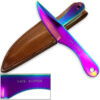 Jack Ripper Trinity Titanium Throwing Knives Set Coated Iridescent 6in 3pcs Knife