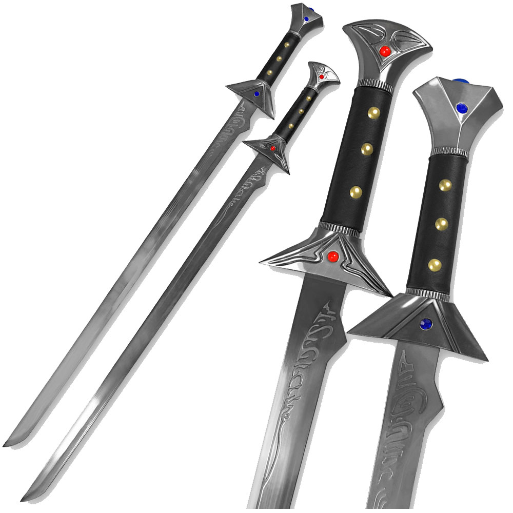 Drizzt's Icingdeath & Twinkle Scimitar Combo Set come With Leather Sheath