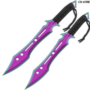 Titanium Ninja Strike Force Twin Sword Set Full Tang