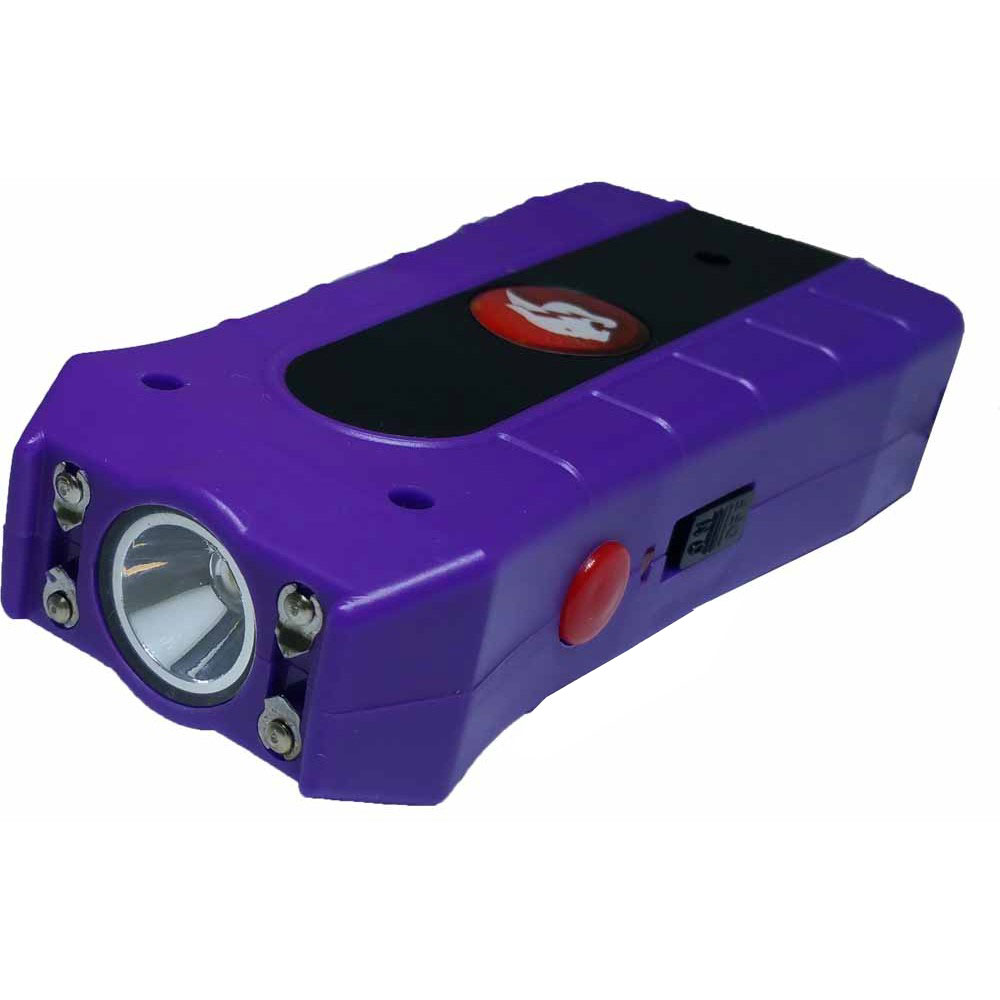 Purple Duo Max Power Stun Gun Double Shock With Removable Safety Pin