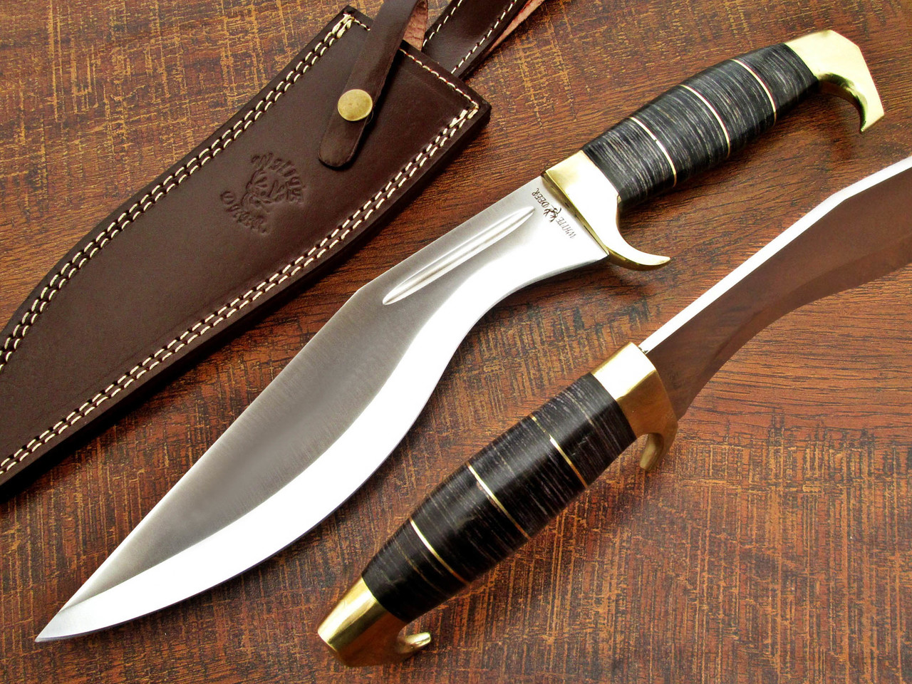 WHITE DEER D2 STEEL Extreme Duty Jungle Kukri Knife Standalone Survival Tool Machete D-2