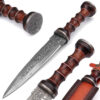 WHITE DEER Gladiator Damascus Steel Short Sword/Dagger Limited Edition