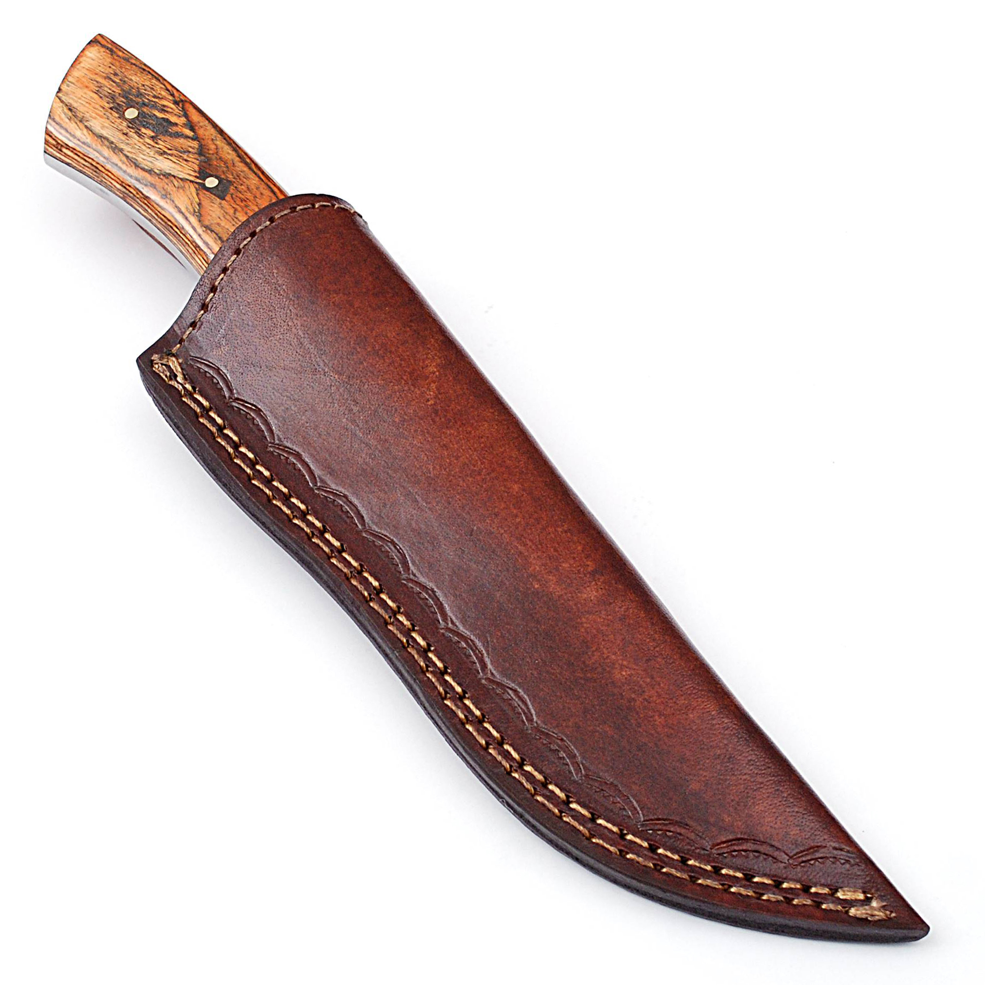 White Deer Custom Made Damascus Military Fix Blade Full Tang Knife