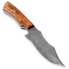 White Deer Custom Made Damascus Military Fix Blade Full Tang Knife