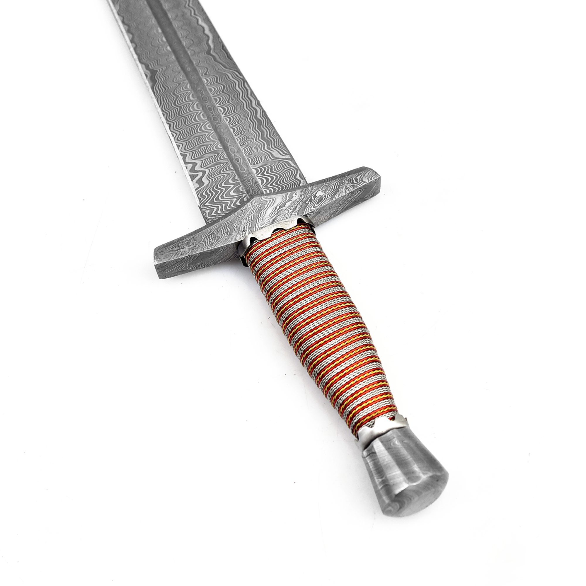 Viking Custom Handmade Damascus Legends Medieval Short Sword Limited Edition