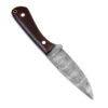White Deer Drop Point  Damascus Hand Forge Skinner Knife Micarta Handle