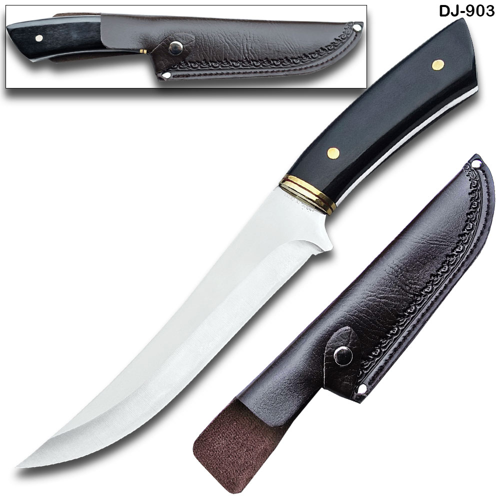 Wilderness Whisper Bowie Wood Handle  Knife