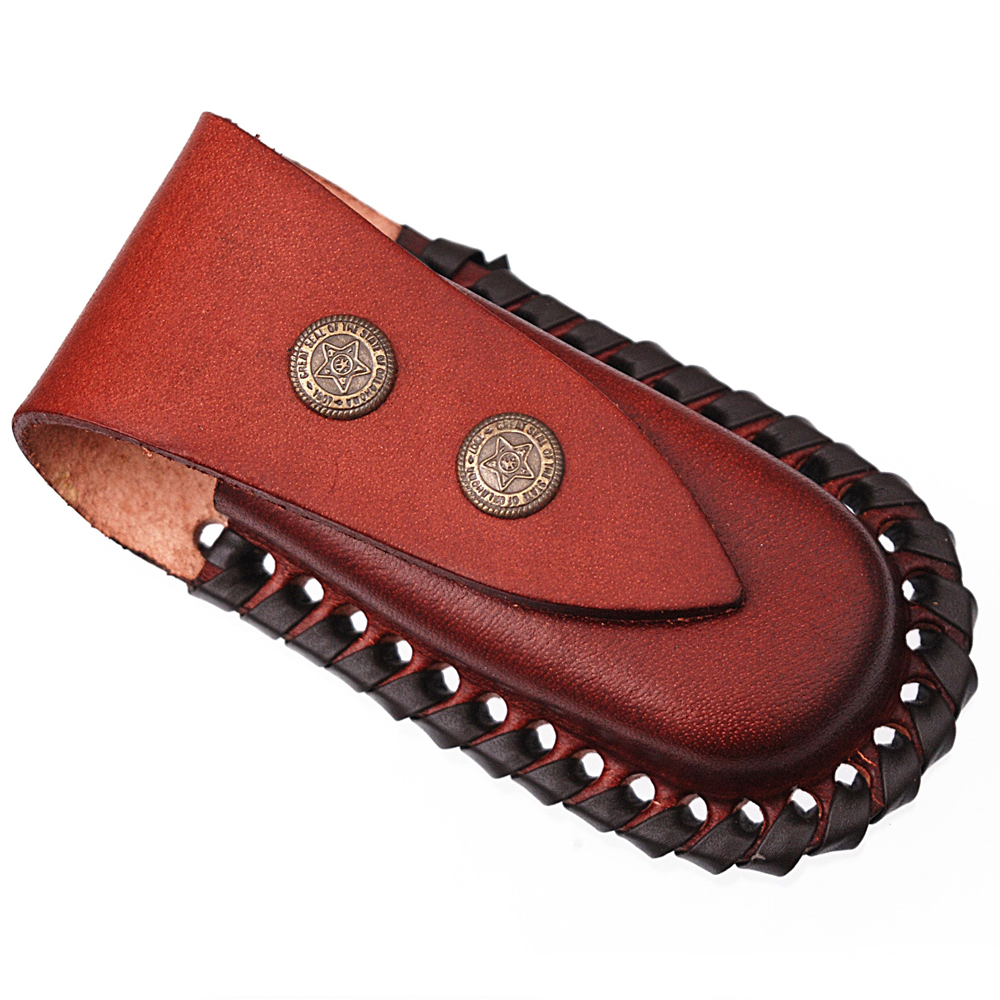 White Deer Executive Marble Series Damascus Folding Knife Brass & Copper File work