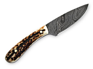 Mountain Stag Twist Knife Twist Pattern Damascus Blade Limited Edition