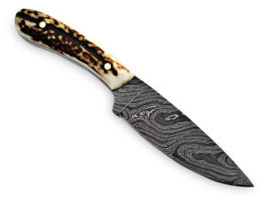 Mountain Stag Twist Knife Twist Pattern Damascus Blade Limited Edition