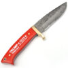 "Keep America Great" Trump 2020  Damascus Knife Brass Bolster