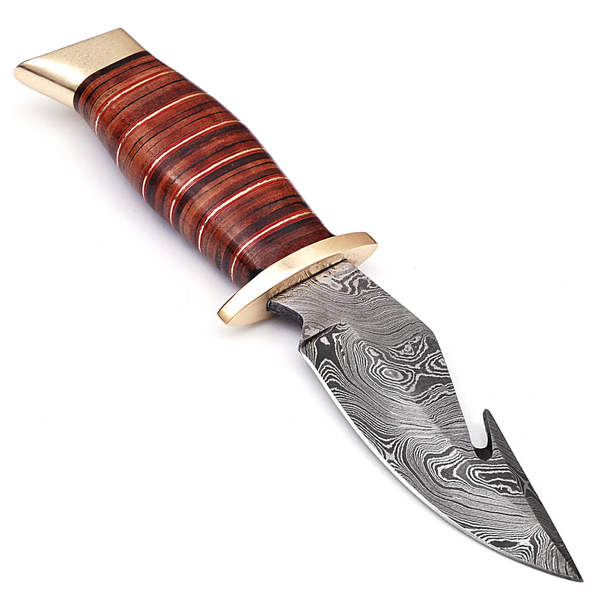 Damascus Steel Outback  Skinner  & Gut Hook Limited Edition