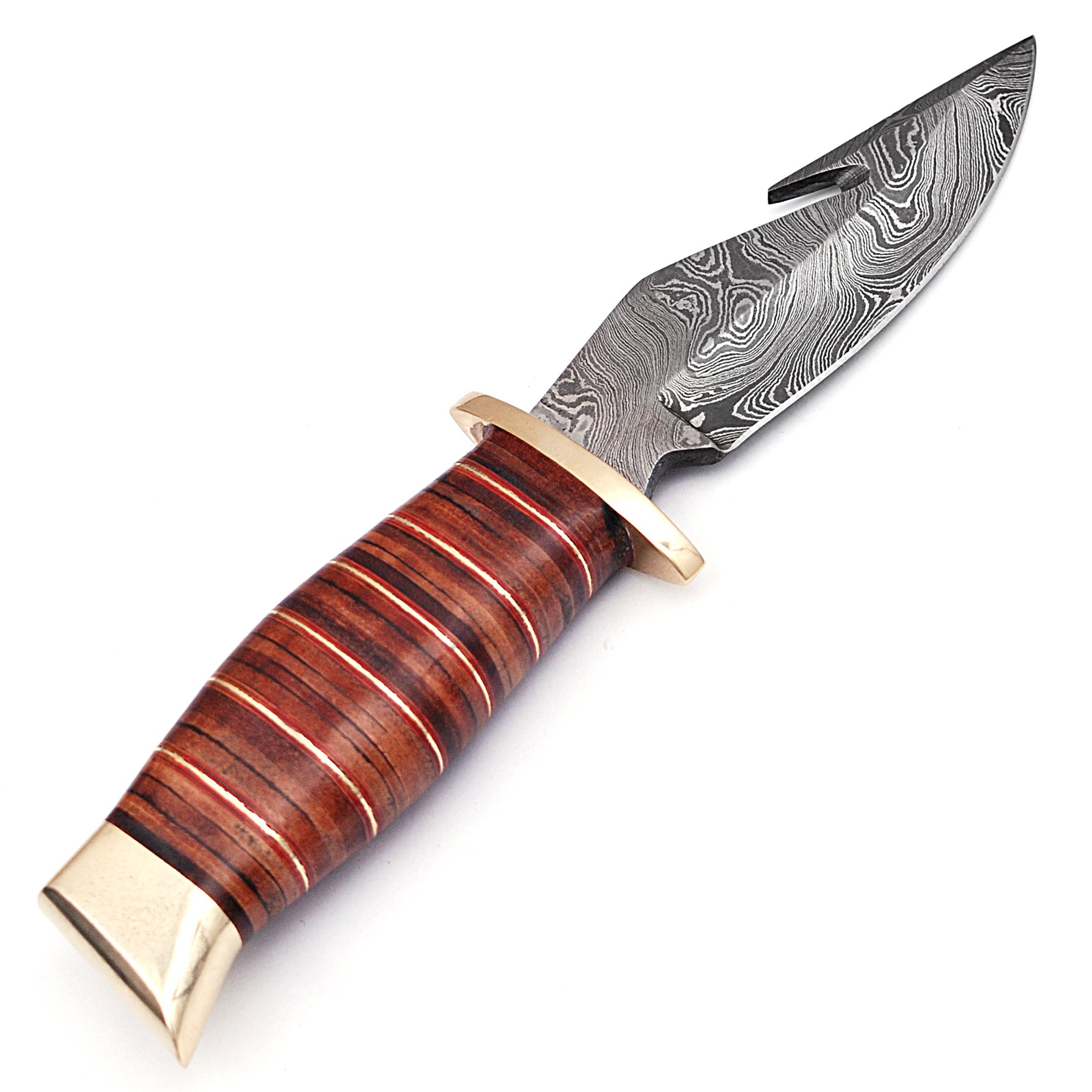 Damascus Steel Outback  Skinner  & Gut Hook Limited Edition