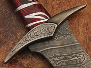 Custom Made Damascus Steel Fantasy Sword Hand Made