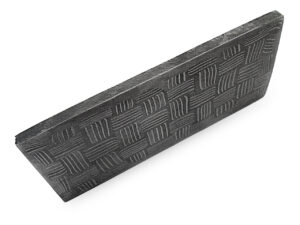 White Deer Basket Weave Pattern Welded Mosaic Damascus Steel Billet MOST RARE FORM 5.39mm Thick