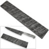 White Deer Damascus Steel LONG FIRE Pattern Billet Forge Welded 10in x 2in x 5.5mm Raw