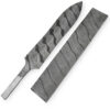 White Deer Damascus Steel TIGER STRIPE Pattern Billet Forge Welded 10in x 2in x 5.5mm Raw