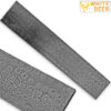 White Deer BIRDS EYE PATTERN Damascus Steel Billet ForgeWelded 10in x 2in x 5mm Raw