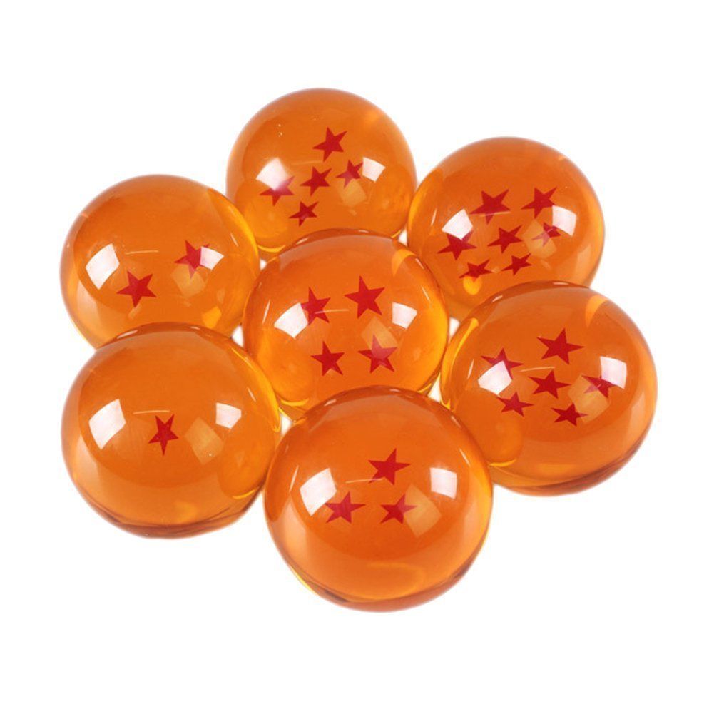 Dragonballs 7 Piece Set Z/GT/Super Stars Crystal Ball Collection Set Gift Box
