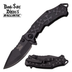 Dark Side Blades Ballistic "Iron Cross" Spring Assist Knife