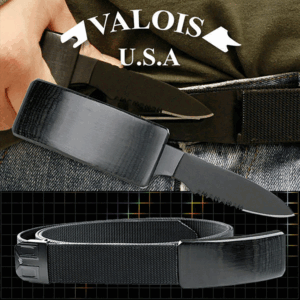 BELT BUCKLE KNIFE 53" ADJUSTABLE NYLON BELT