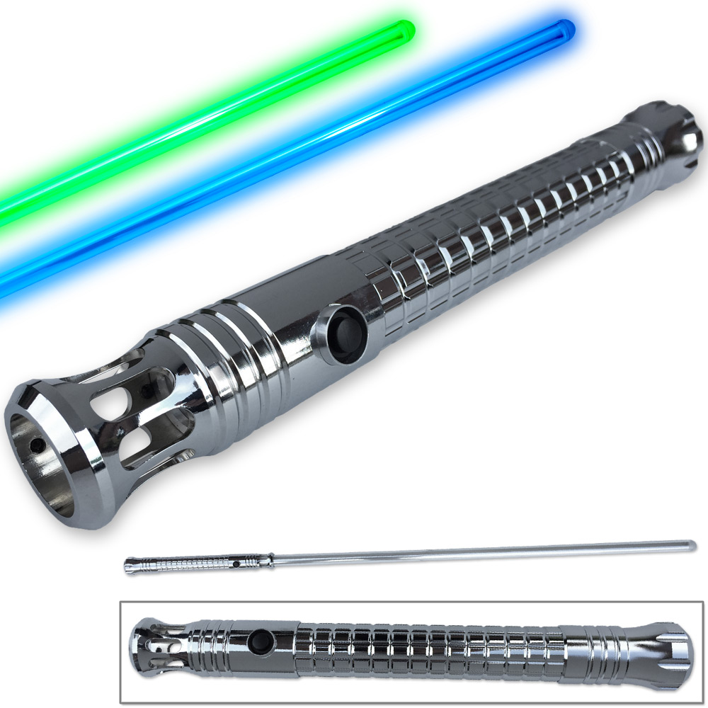Jedi Lightsaber 1:1 Replica Padawan Series Window'd Die-Cast Handle Dual Color 48in