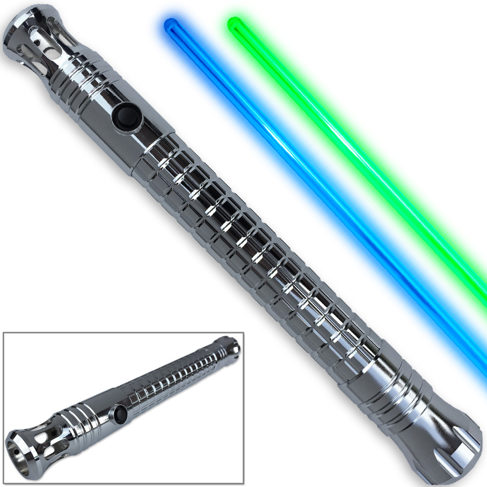 Jedi Lightsaber 1:1 Replica Padawan Series Window'd Die-Cast Handle Dual Color 48in