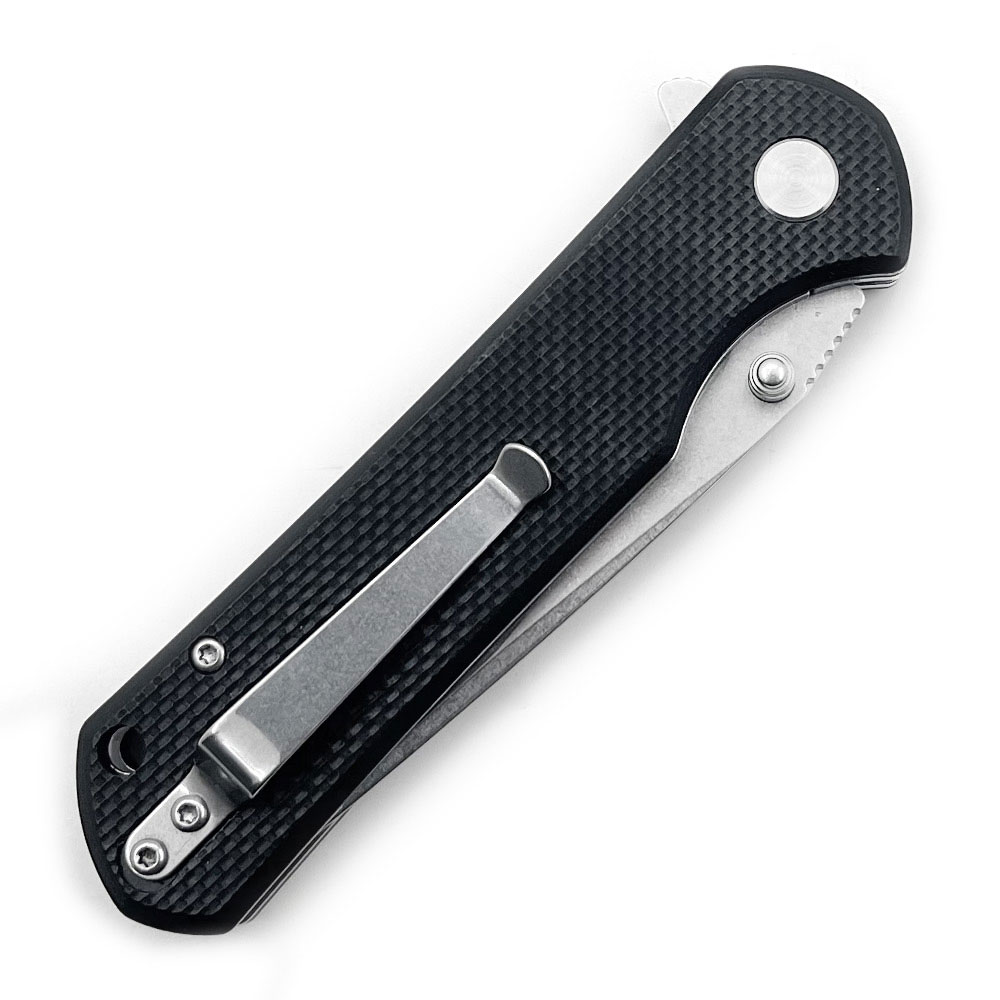 G-10  Ball Bearing opening  Folding Knife Black Handle