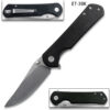 G-10  Ball Bearing opening  Folding Knife Black Handle