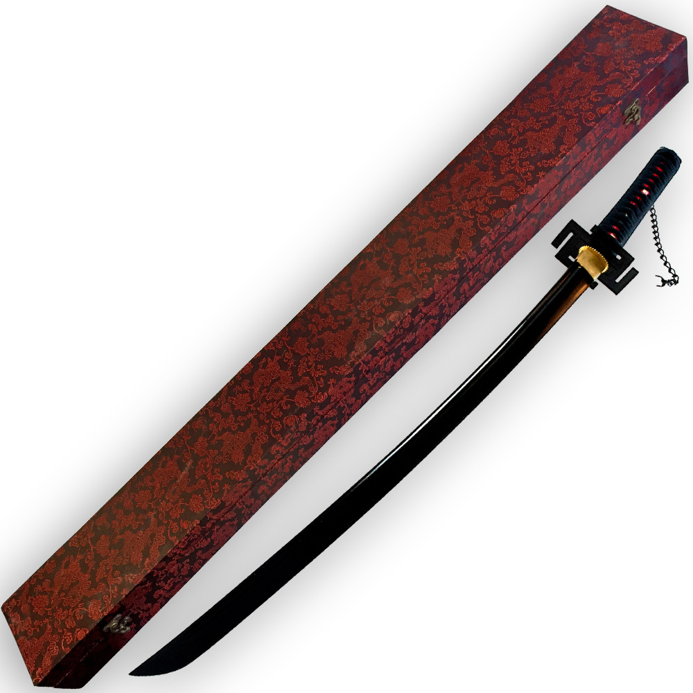 Black Ichigo Sword Inspired by Anime Handmade FULL TANG Katana