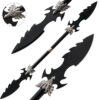 Dueling Dragons Double Blade Fantasy Spear Naginata Steel 48in Long