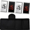 Feng Shui Steel Throwing Cards Martial Arts Set 4pcs Japanese Shinobi