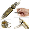 Celtic Pattern Bullet Neck Knife Love 3.5in Pendant