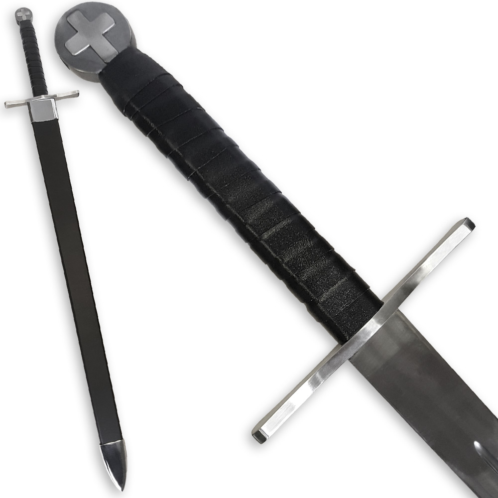 Case of 6pcs Templar Knights Medieval Sparring Longsword Blunted Display Sword Replica