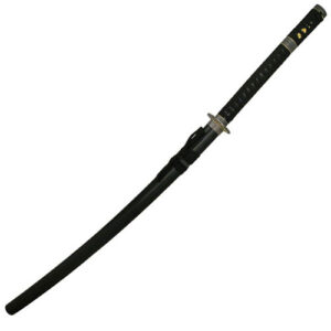Dragon Katana Sword With Mini Tanto Black