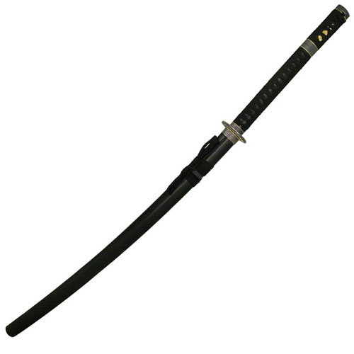 Dragon Katana Sword With Mini Tanto Black