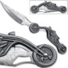 Road Rash Pocket Knife Chopper Davidson Motif 8.25in Folder Moto