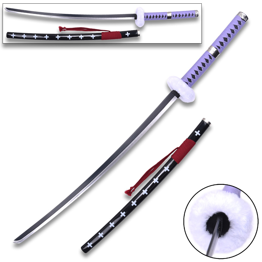 One Piece Anime Surgeon of Death Doctor Trafalgar Law Purple Sword