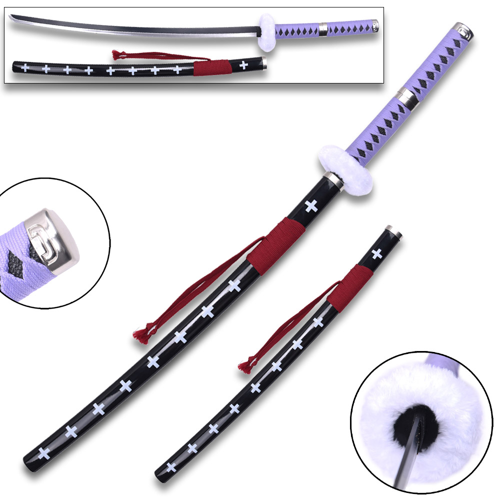 One Piece Anime Surgeon of Death Doctor Trafalgar Law Purple Sword