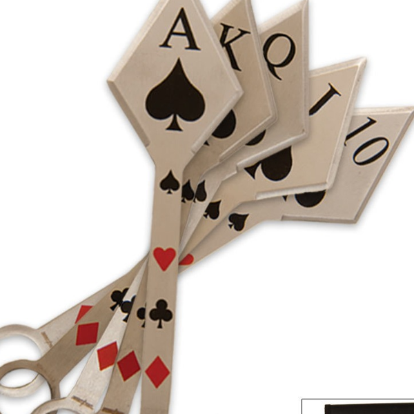 Poker Throwing Knife Set 5-Piece