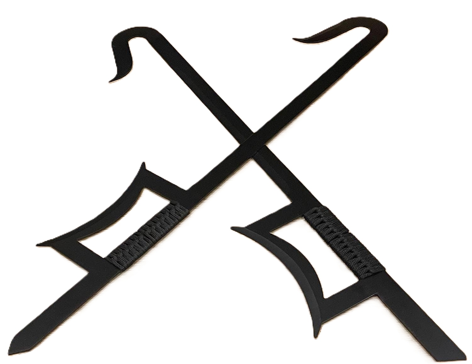 Black Chinese Hook Sword Set