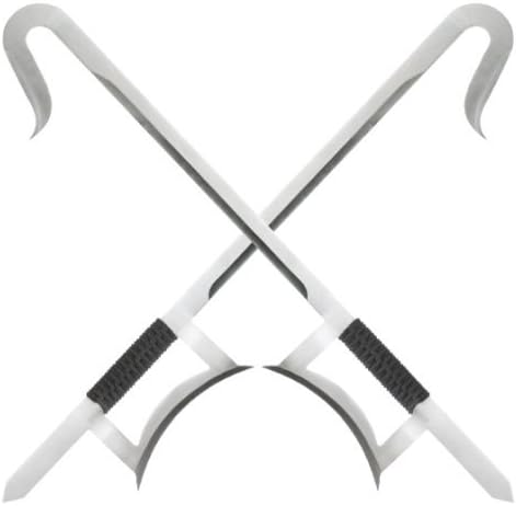 Silver Chinese Hook Sword Set
