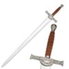 Highlander Macleod Movie Sword 50.5in Ornate Mirror Polished Blade