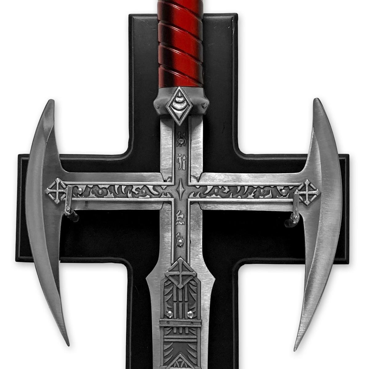 Demonic Demons Medieval Cross Sword Evil Slayer Short Claymore