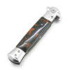 Premium Stiletto Milano Collection Spring Brown Marble  Assist Knife