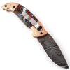 White Deer Executive Series Damascus Folding Knife