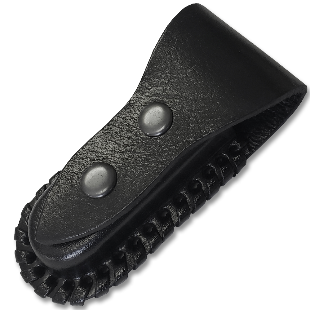 Executive Series Damascus Folding Knife  Copper Bolster