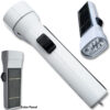 Solar Power  Flashlight White