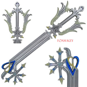 Kingdom Hearts Keyblade FOAM Honor Magic Enhancer Key Sword LARP
