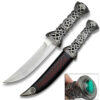 Celtic Pentacle Ritual Dagger – Collector’s Edition Curved Blade with Ornate Handle & Sheath